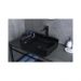 Раковина накладная Gid Geomtrico 50x39x13см, BL1304 53351, черный глянцевый