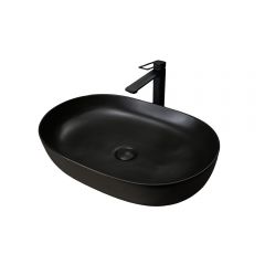 Раковина накладная Gid Lago 61x41x13.5см, Bm1348 53355, черный матовый