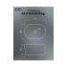 Раковина накладная Gid Creativo 45x32x22см, N9302bg 53377, черный графит
