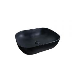 Раковина накладная Gid Geomtrico 50x40x14см, Bm1302 53348, черный матовый