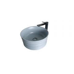 Раковина накладная Gid Esfera 41x41x18см, Gm969 53335, серый матовый