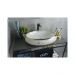 Раковина накладная Gid Lago 60x41x15см, Nc472 52222, белый, золото