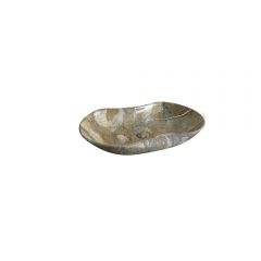 Раковина накладная Gid Lago 66.5x41x12см, Mnc503 54440, под камень глянцевый