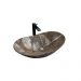 Раковина накладная Gid Lago 61x37x15см, Mnc811T 54477, под камень глянцевый
