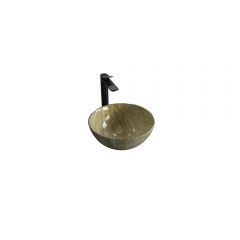 Раковина накладная Gid Esfera 32x32x14см, Mnc488 54436, под камень глянцевый