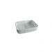 Раковина накладная Gid Geomtrico 50x39x13см, Mnc190 54426, под камень глянцевый