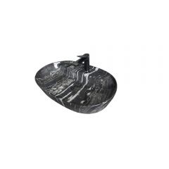 Раковина накладная Gid Lago 61x41x14см, Bs1346 54466, под камень глянцевый