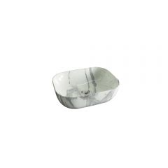 Раковина накладная Gid Geomtrico 50x40x14см, K397G125 54402, под камень глянцевый
