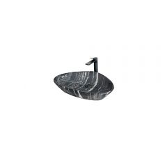 Раковина накладная Gid Creativo 59x39x13см, Mnc206 54427, под камень глянцевый