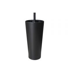 Раковина напольная Gid Autonomo 40x40x84см, Nb131bm 81120, черный матовый