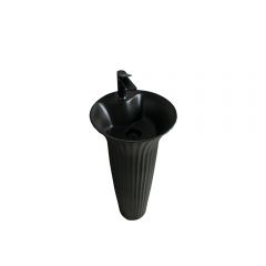 Раковина напольная Gid Autonomo 41x41x84см, Nb132bg 81114, черный графит