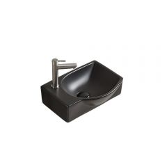 Раковина подвесная Gid Suspendido 40.5x28x14см, Bm9276R 62205R, черный матовый