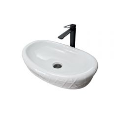 Раковина накладная Gid Creativo 60x39x13.5см, 777s 51222, белый