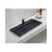 Раковина встраиваемая сверху Gid Integrado 101x46.5x15см, Bm5510s 7224, черный матовый