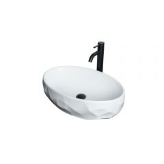 Раковина накладная Gid Lago 60x40x15см, 9030wx 51241, белый