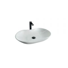 Раковина накладная Gid Lago 66.5x41x12см, N9175 51128, белый