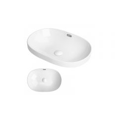 Раковина встраиваемая сверху RoxenBath (РоксенБаз) Batt 600х400х175 мм, 570155, белый
