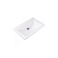 Раковина встраиваемая сверху RoxenBath (РоксенБаз) Iris 750х480х133 мм, 3001475, белый