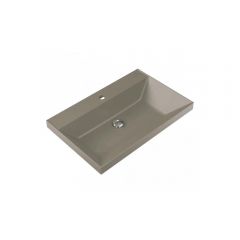 Раковина встраиваемая сверху RoxenBath (РоксенБаз) Mila 700х450х140 мм, 3001170-DG, серый