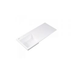 Раковина встраиваемая сверху RoxenBath (РоксенБаз) Faber 110L 1100х480х170 мм, 30010110L-W, белый