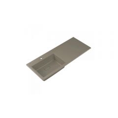 Раковина встраиваемая сверху RoxenBath (РоксенБаз) Faber 1200х480х170 мм, 30010120L-DG, серый