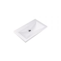 Раковина встраиваемая сверху RoxenBath (РоксенБаз) Iris 80 800х480х133 мм, 3001480, белый