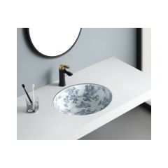 Раковина встраиваемая Bronze de Luxe (Бронз Де Люкс) Brousse,500х400х200 мм, 1751, белая