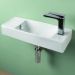 Раковина Artceram (Арткерам) Lavamani Brick 20х54 см, 1 отверстие, со слив-переливом, цвет: белый LML002 01 00