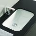 Раковина Artceram Washbasins Nettuno 56х38 см, без отверстий, встраиваемая, цвет: белый NTL001 01 00