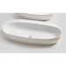 Раковина Azzurra Elegance Circle накладная, 90x44xH14 см, 1 отверстие, без перелива, цвет: Bianco lucido ELLA090440CMBI/(ECI90M bi)*1