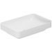 Раковина Azzurra Elegance Soft накладная/полувстраиваемая, 60x40xH14 см, без отверстий, цвет: Bianco lucido ELLG060400S0BI/(ESO60 bi)*0