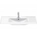 Раковина Duravit (Дуравит) D-Neo 100.5х48 см, накладная, с переливом, 1 отверстие, WonderGliss, цвет: белый 23671000001