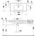 Раковина Duravit (Дуравит) D-Neo 100.5х48 см, накладная, с переливом, 1 отверстие, WonderGliss, цвет: белый 23671000001