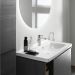 Раковина Duravit D-Neo 80х48 см, без отверстий, накладная, с переливом, цвет: белый 2367800060