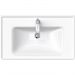 Раковина Duravit (Дуравит) D-Neo 80х48 см, накладная, с переливом, 1 отверстие, WonderGliss, цвет: белый 23678000001