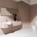 Раковина Laufen Living City 46х46х14 см, 1 отверстие, с дефектом, цвет: белый 8.1343.1.000.104.1 с черной точкой