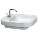 Раковина Laufen (Лауфен) Palomba 58х48 см, накладная, 1 отверстие, цвет: белый 8.1380.2.000.113.1