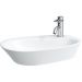 Раковина Laufen (Лауфен) Palomba -чаша 60х40х13 см, 1 отверстие, покрытие LLC, цвет: белый 8.1680.3.400.104.1