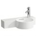 Раковина Laufen VAL -мини 55x31.5x11.5 см, Dx, подрезаемая до 43cм/, цвет: белый 8.1528.4.000.106.1