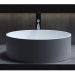 Раковина Salini Armonia накладная 45х45х15 см, без отверстий, без перелива, S-Sense, цвет: белый глянцевый 130112G
