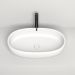 Раковина Salini Luce накладная 70х40х15.5 см, без отверстий, без перелива, S-Stone, цвет: белый матовый 110721M