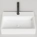 Раковина Salini (Салини) Ottavia накладная 60х45х13.3cм, 1 отверстие, без перелива, S-Stone, цвет: белый матовый 1103201M