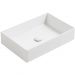 Раковина Simas (Симас) Agile 60х40 см, без отверстий, на столешницу, без перелива, цвет: белый матовый AG60 bi matt