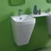 Раковина Simas Baden Baden 40х45х55 см, 1 отверстие, цвет: белый BB13bi*1
