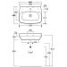 Раковина Simas Baden Baden 60х45 см, 1 отверстие, цвет: белый BB10bi*1