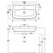 Раковина Simas Baden Baden 80х45 см, 1 отверстие, цвет: белый BB12bi*1
