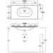 Раковина Simas Wave на столешницу 100x50xh14.5 см, с 1 отверстие, цвет: белый матовый WA100 bi matt*1