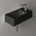 Раковина Simas Agile 50х27 см, 1 отверстие, цвет: черный матовый AG50 nero matt*1