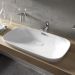 Раковина Toto Neorest 59.6x39.7x17.3 см, без отверстий, полувстраеваемая, CeFiONtect, цвет: белый LW3716HY#XW