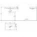 Раковина Toto TR Lavatory 60x38x13.7 см, без отверстий, полувстраиваемая, с переливом, CeFiONtect, LinearCeram, цвет: белый L4716RE#XW